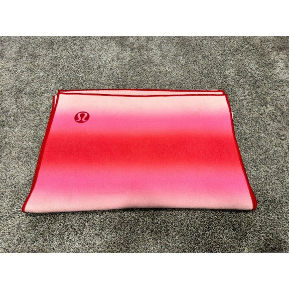 Lululemon Accessories - Lululemon X Skidless By Yogitoes Yoga Towel Mat Full Length Pink Ombré